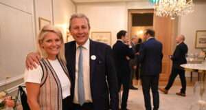 Cercle Wine Business, un réseau d’affaires de référence fondé par Alain Marty Sophie Auger-Mongenot, Directrice Générale d'Armonia et Alain Marty, Fondateur du Cercle Wine Business - Soirée à l'Hôtel Le Bristol Paris