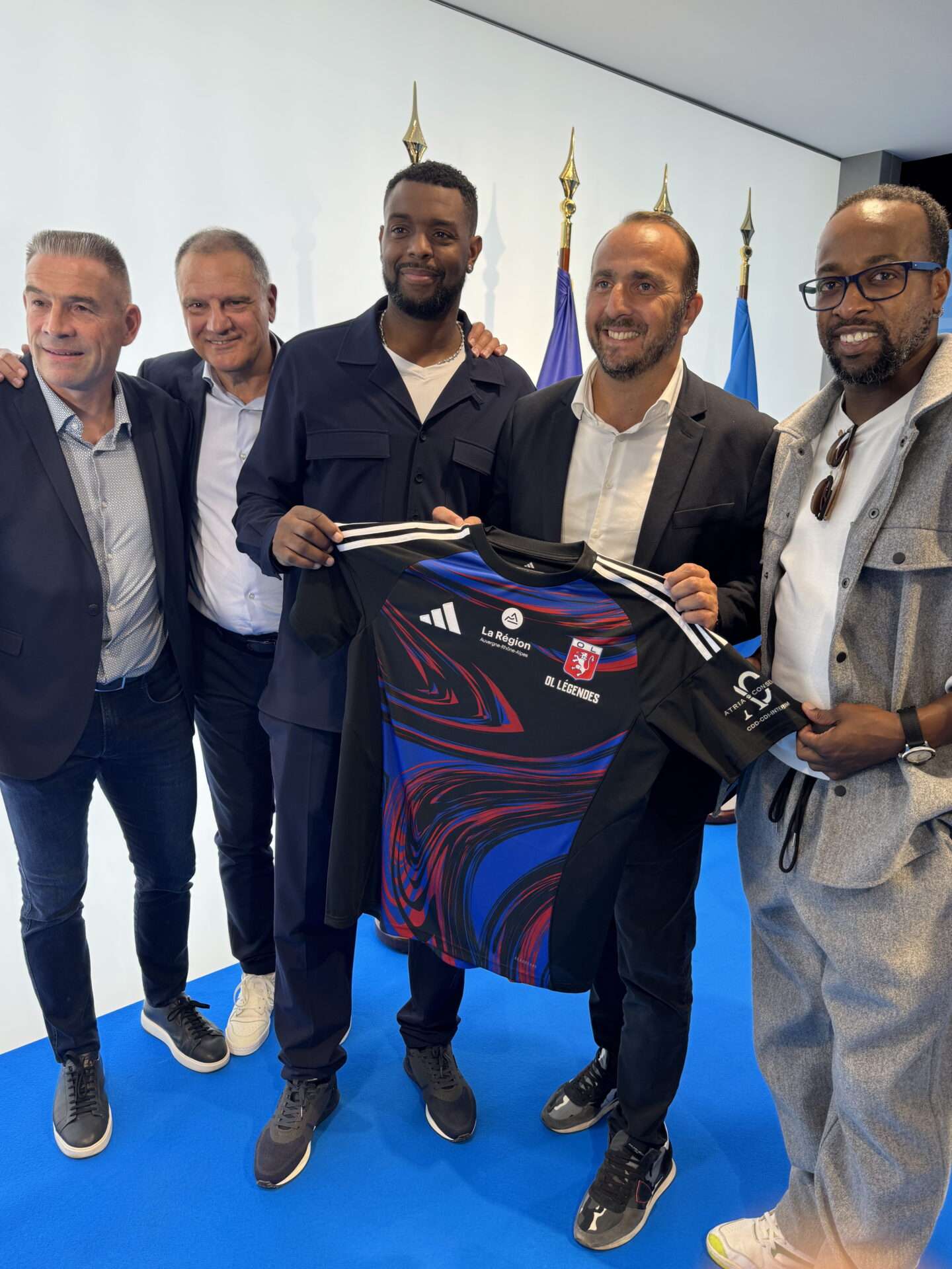 De champions d'hier à modèles de demain : le partenariat entre la Région et l'OL Légendes (Sidney GOVOU, Michael GERLINGER, Renaud PFEFFER