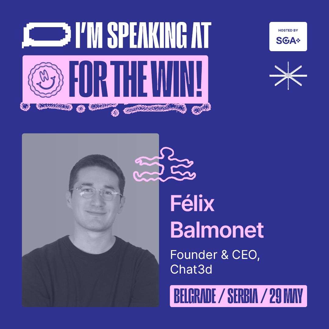 Félix Balmonet, co-fondateur Chat3D 