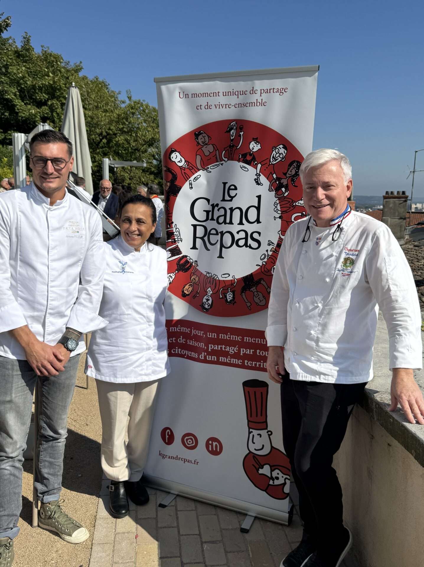 Christian TÊTEDOIE, parrain de "Le Grand Repas"