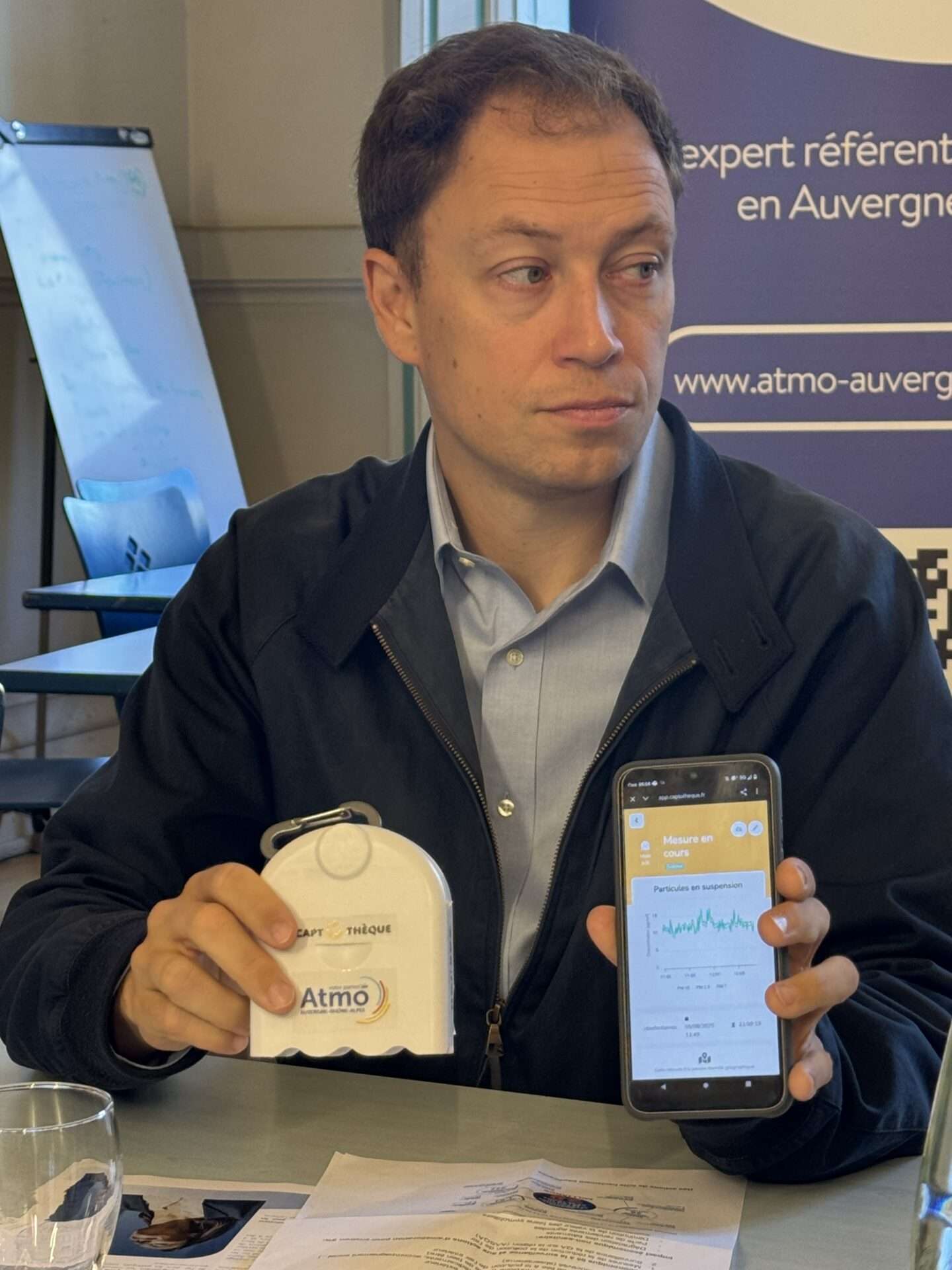 Raphaël Desfontaines, correspondant territorial d'Atmo Aura