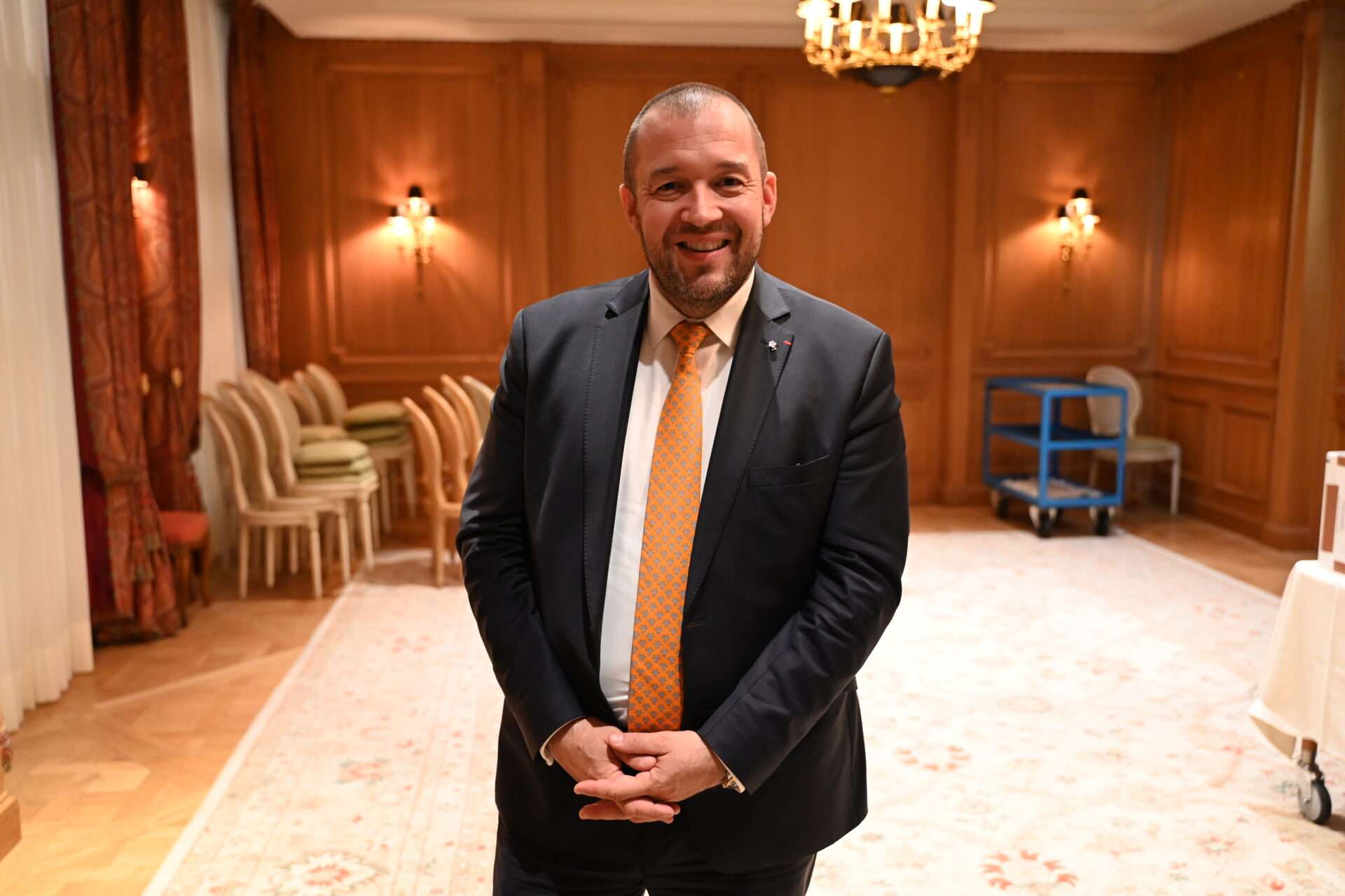 Guillaume Gomez, ancien chef des cuisines de l'Elysée, Président de Groupe Gastronomie Conseils et auteur du livre "à la table des présidents" aux Editions Le Cherche-Midi