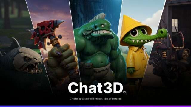 Chat3D lance le premier outil gratuit en Europe de génération 3D par IA