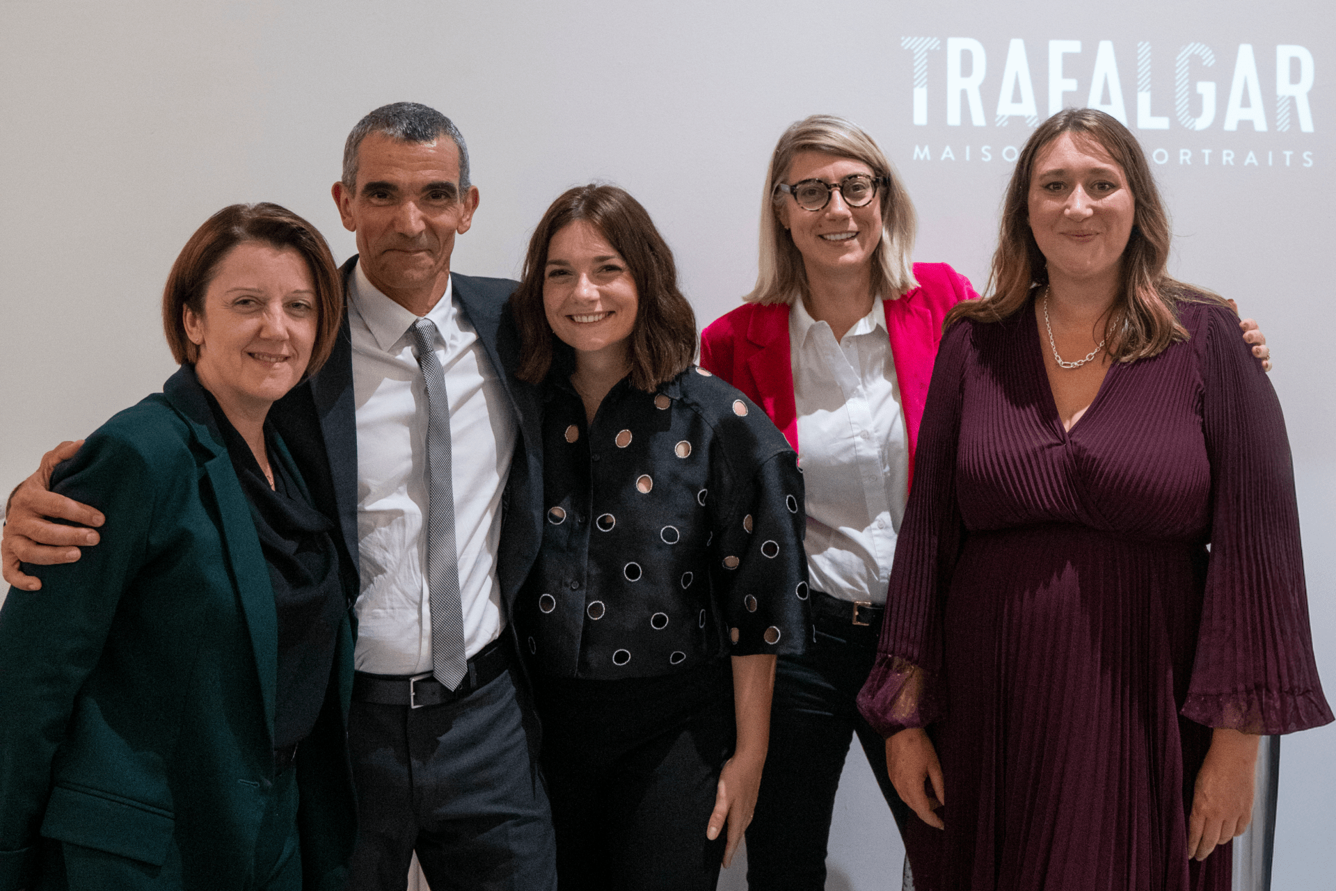 De gauche à droite, Agnès Rosenthal, Responsable administratif du groupe XEFI Sacha Rosenthal, PDG du groupe XEFI Marion Derouvroy Agnès Sarrazin-Millet, Directrice du développement du groupe XEFI Bérengère Wolff - crédit photo : Romain Chambodut