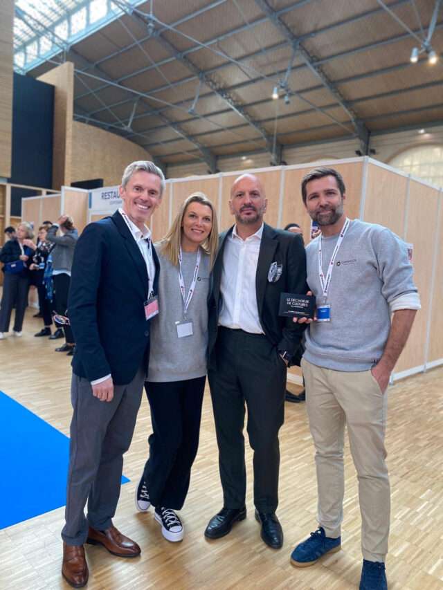 Stéphane Alisse, Directeur du programme V.I.E Virginie Deshayes, co-fondatrice GapsMoov Benoît Trivulce, Directeur Général Délégué Business France Thibaut Issindou, co-fondateur GapsMoov