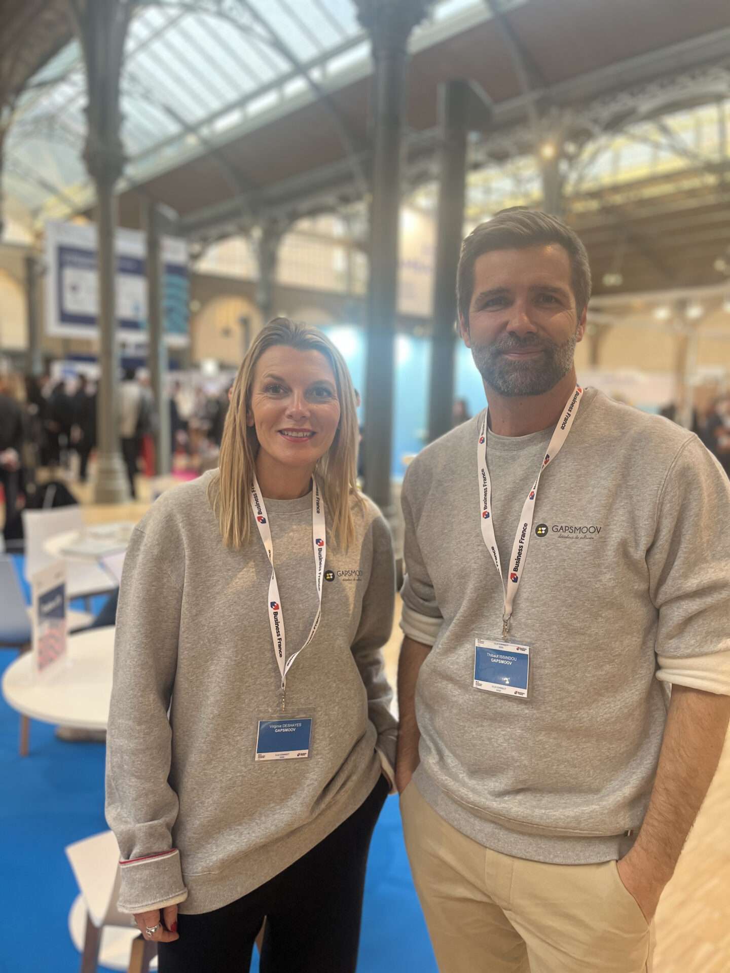 Virginie Deshayes, co-fondatrice GapsMoov Thibaut Issindou, co-fondateur GapsMoov