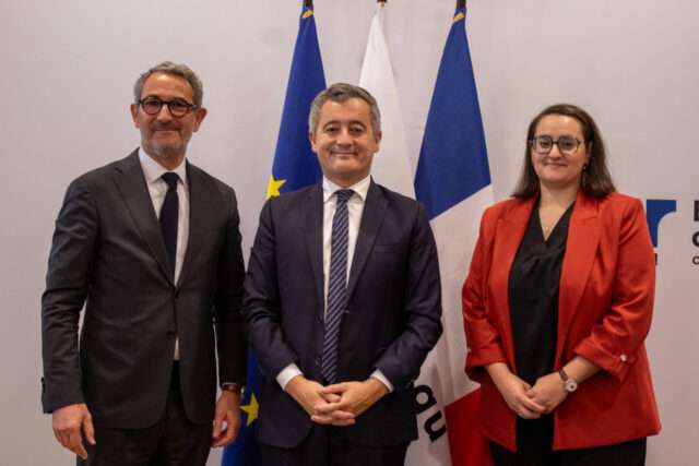 Visite du garde des Sceaux, Gérald Darmanin, au Barreau de Lyon