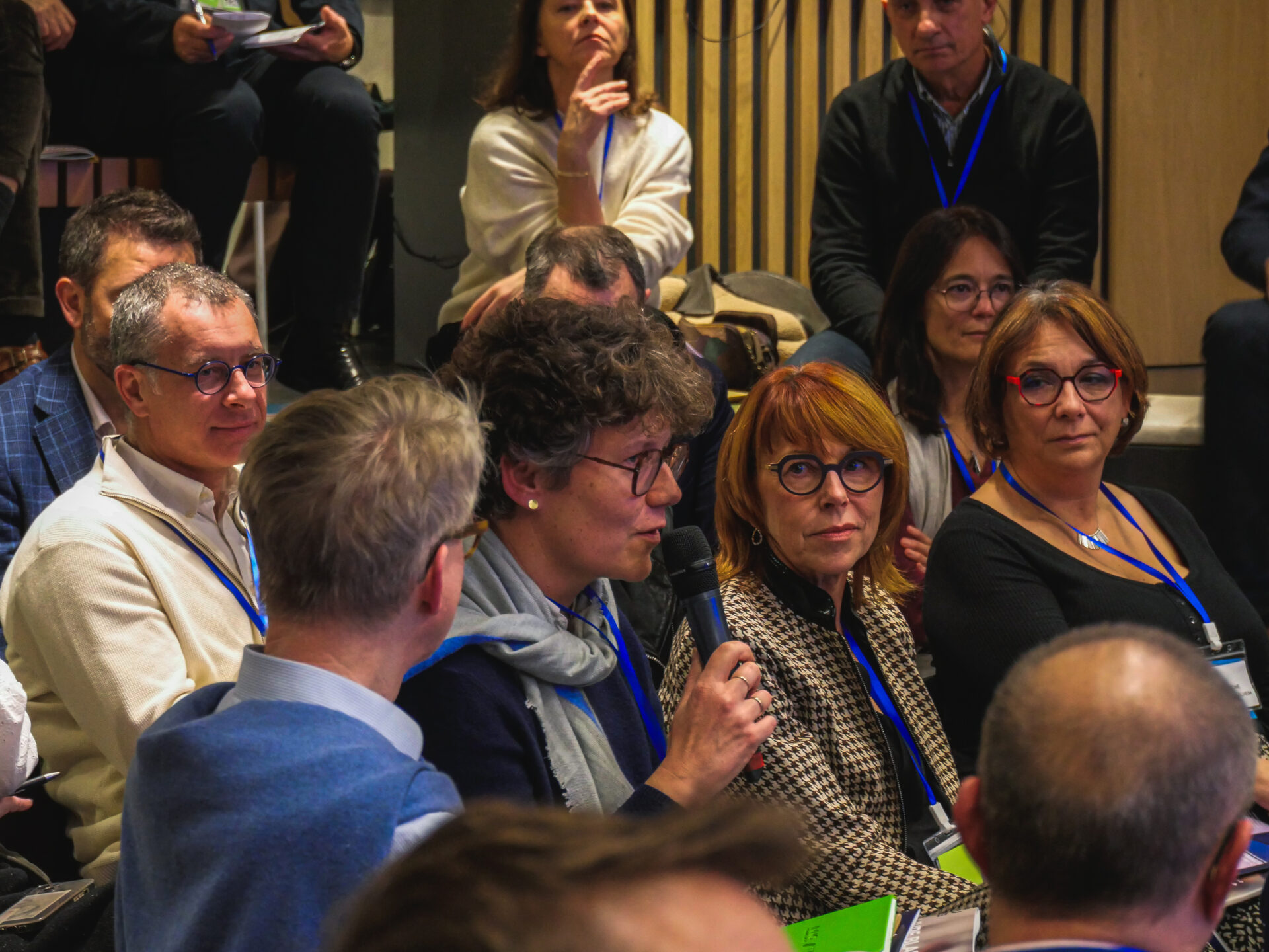 Stéphanie Chiotasso, Directrice marketing du groupe Aoste, lors de l’afterwork PME Boost’Innov organisé par Alliance & Territoires à Life Hub Bayer – Lyon 9-©Sacha Canivet