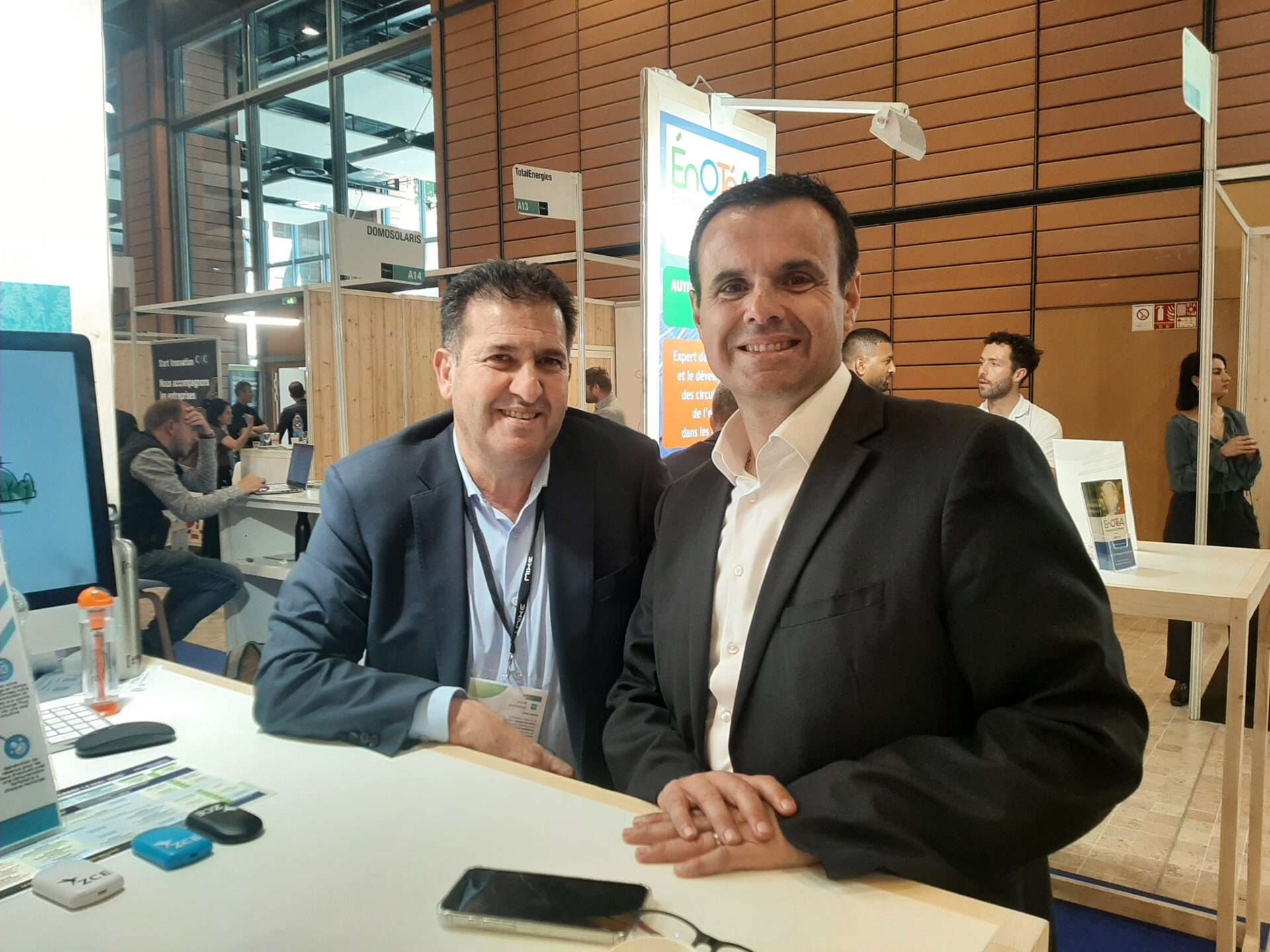 KAMEL AIT MAHIOUT, président et ceo ZCE, Raphaël D’Onofrio, co-fondateur de ZERO CARBON EMISSION