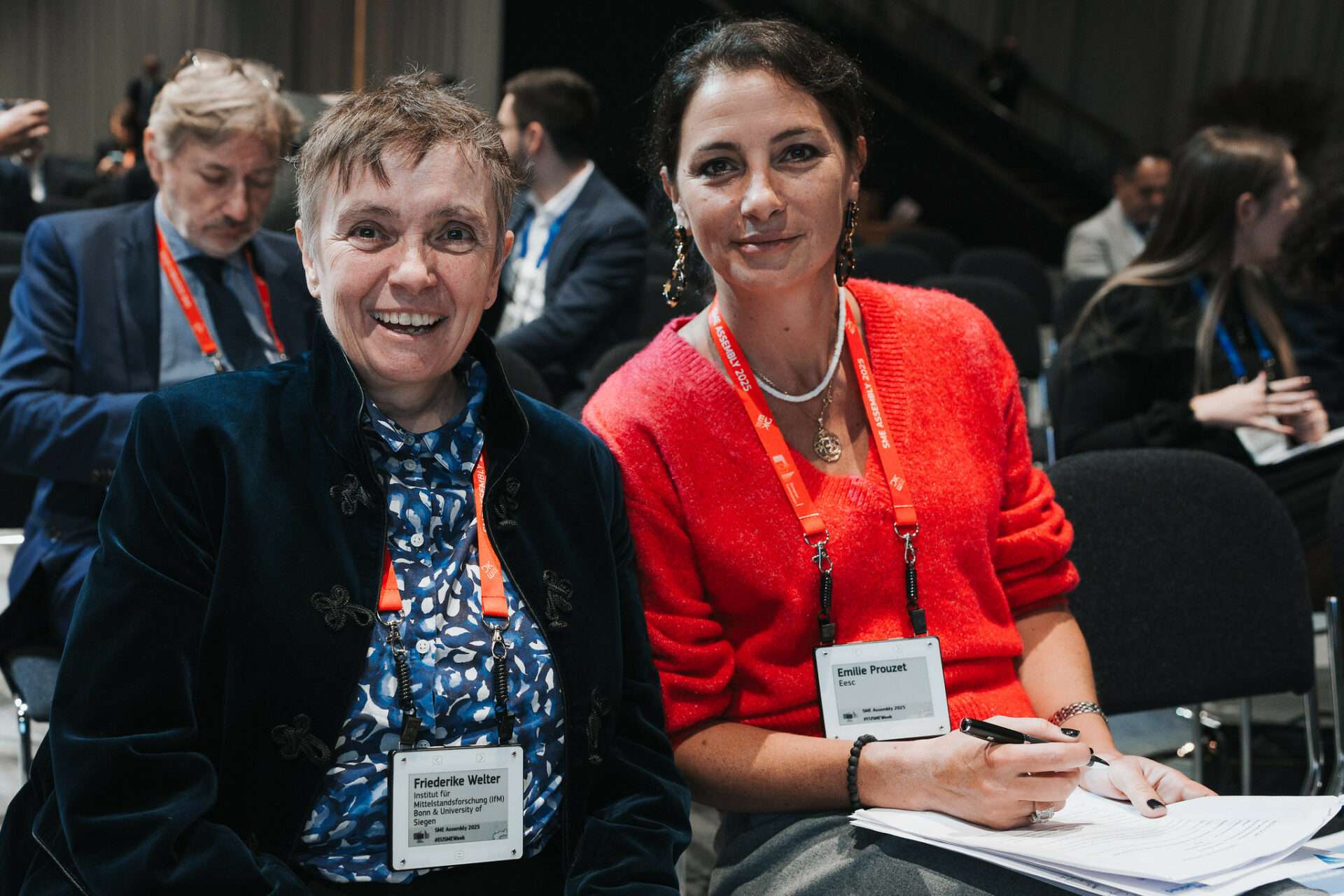 Professor Friederike Welter and Emilie ProuzetSME_Assembly_2025_7818_(c)Kanizaj