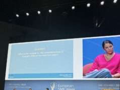 “Integrating SMEs into EU value chains is essential,” says Emilie Prouzet at #SMEAssembly2025 The SME “Competitive Enterprise” Panel — From left to right: Prof. Friederike Welter (President, IfM Bonn), Emilie Prouzet (President, INT Section, European Economic and Social Committee), and Keylany Hassine (CEO, Istya)