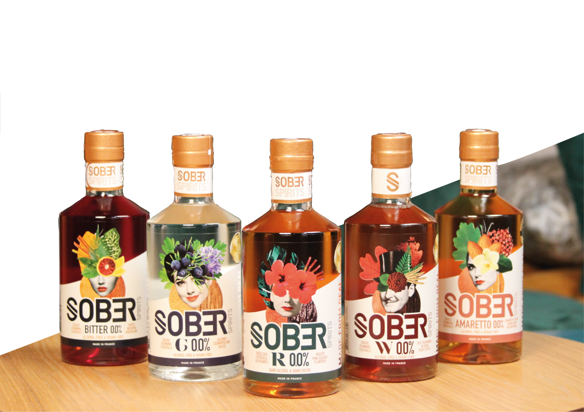Les spiritueux sans alcool Sober Spirits, 0,0 % alcool et 0 sucre, sacrés Meilleur Sans Alcool au Monde pour la 4ᵉ année consécutive