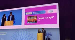 ADIE Wins EEPA 2025 for Transforming Invisible Businesses into Community Assets Clara Myard and Lucien Barbier - ADIE’s ‘Make It Legit’ wins EEPA 2025