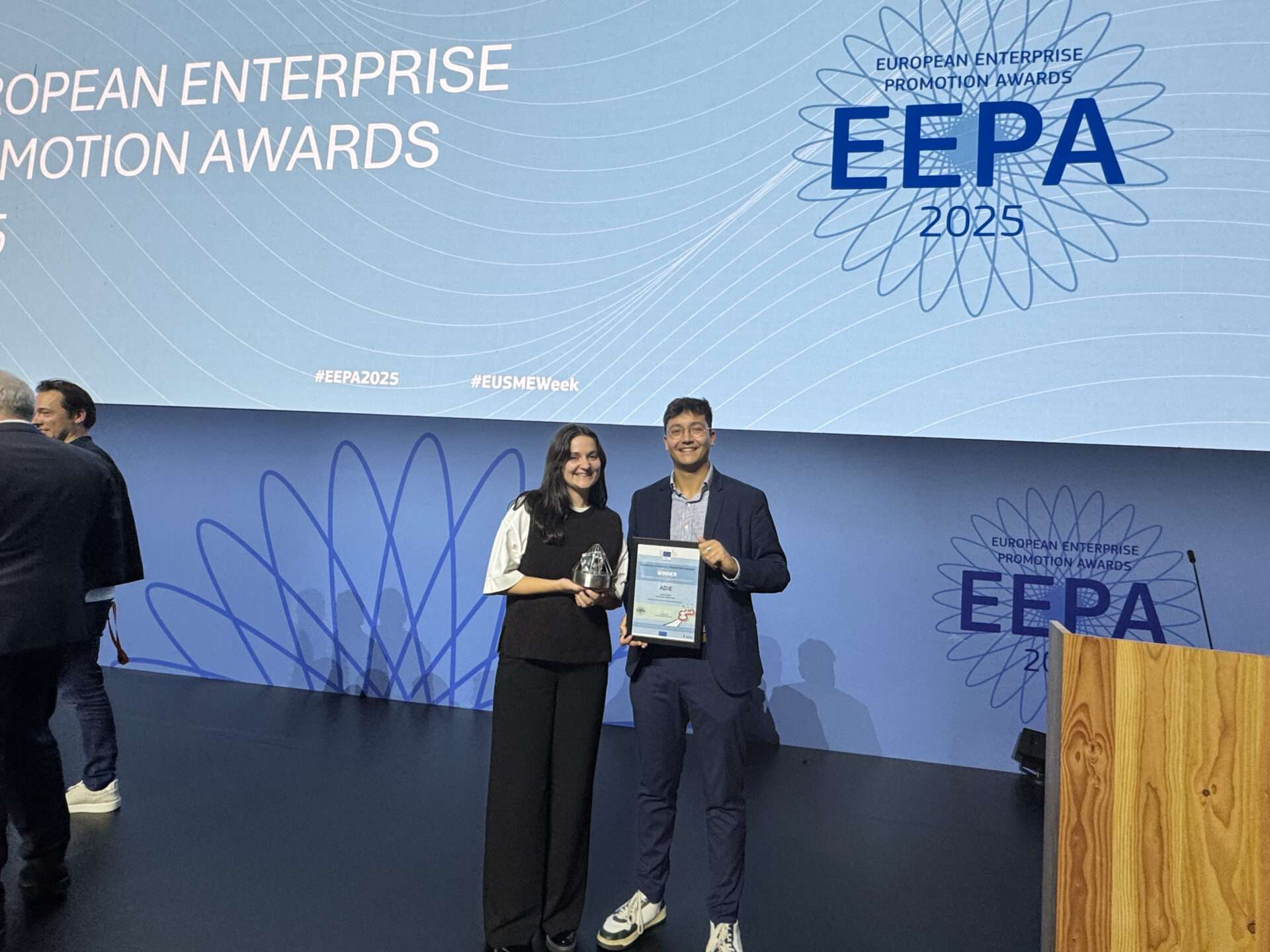 Clara Myard and Lucien Barbier -ADIE’s ‘Make It Legit’ wins EEPA 2025