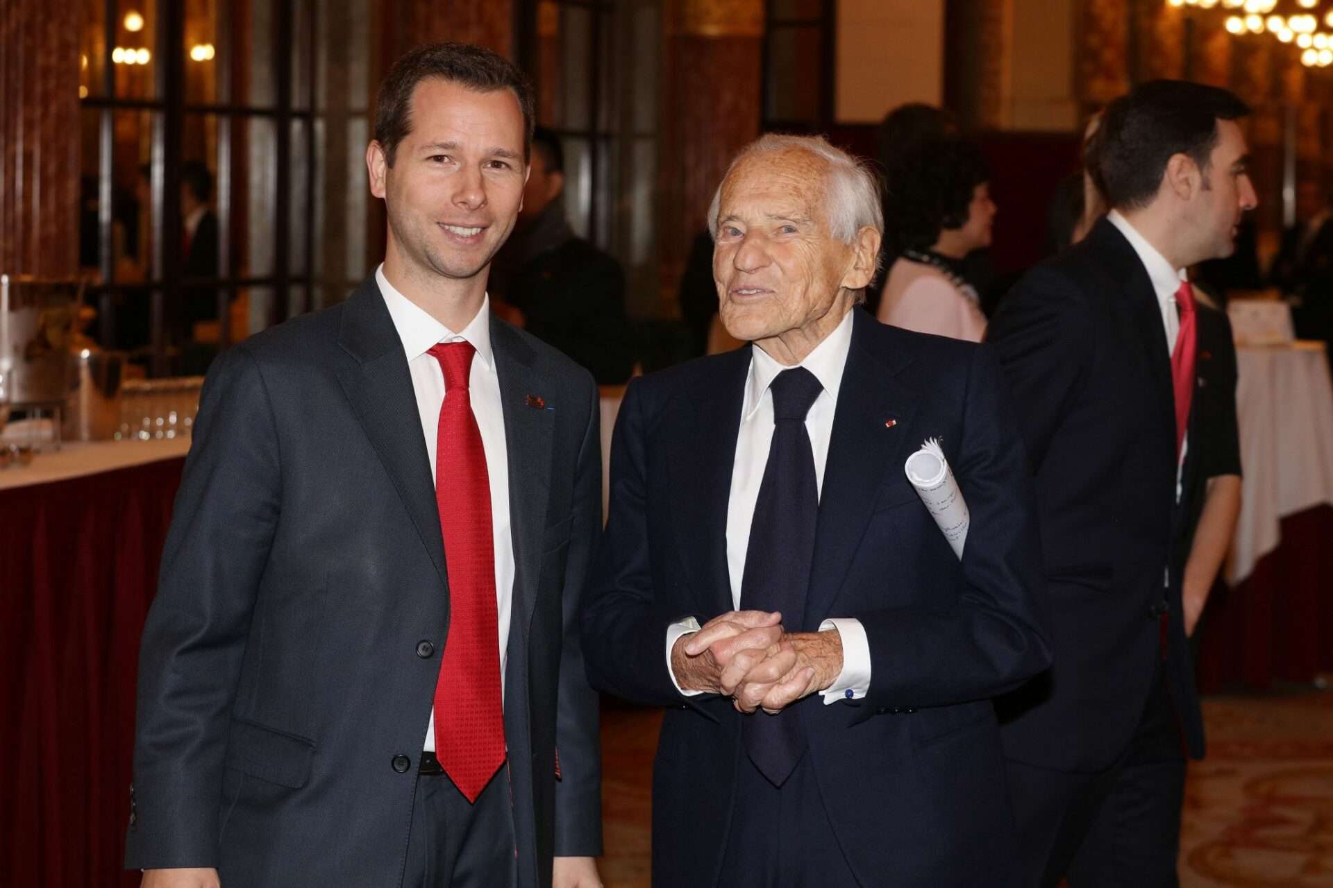Harold PARISOT et Jean d'Ormesson au Chinese Business CLub