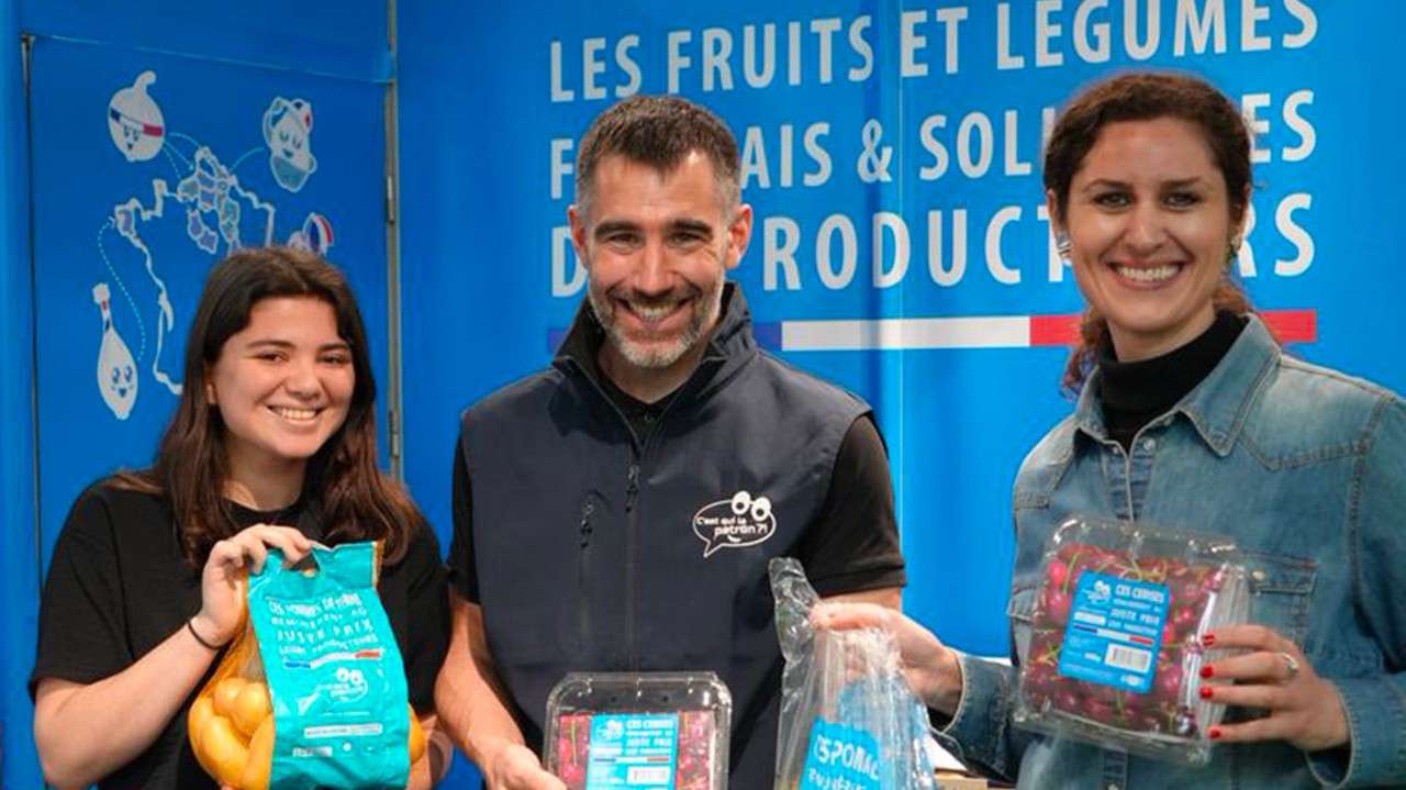 Salon de l'agriculture 2026- Sur le stand fruits et légumes C'est qui le patron au SIA 2026
