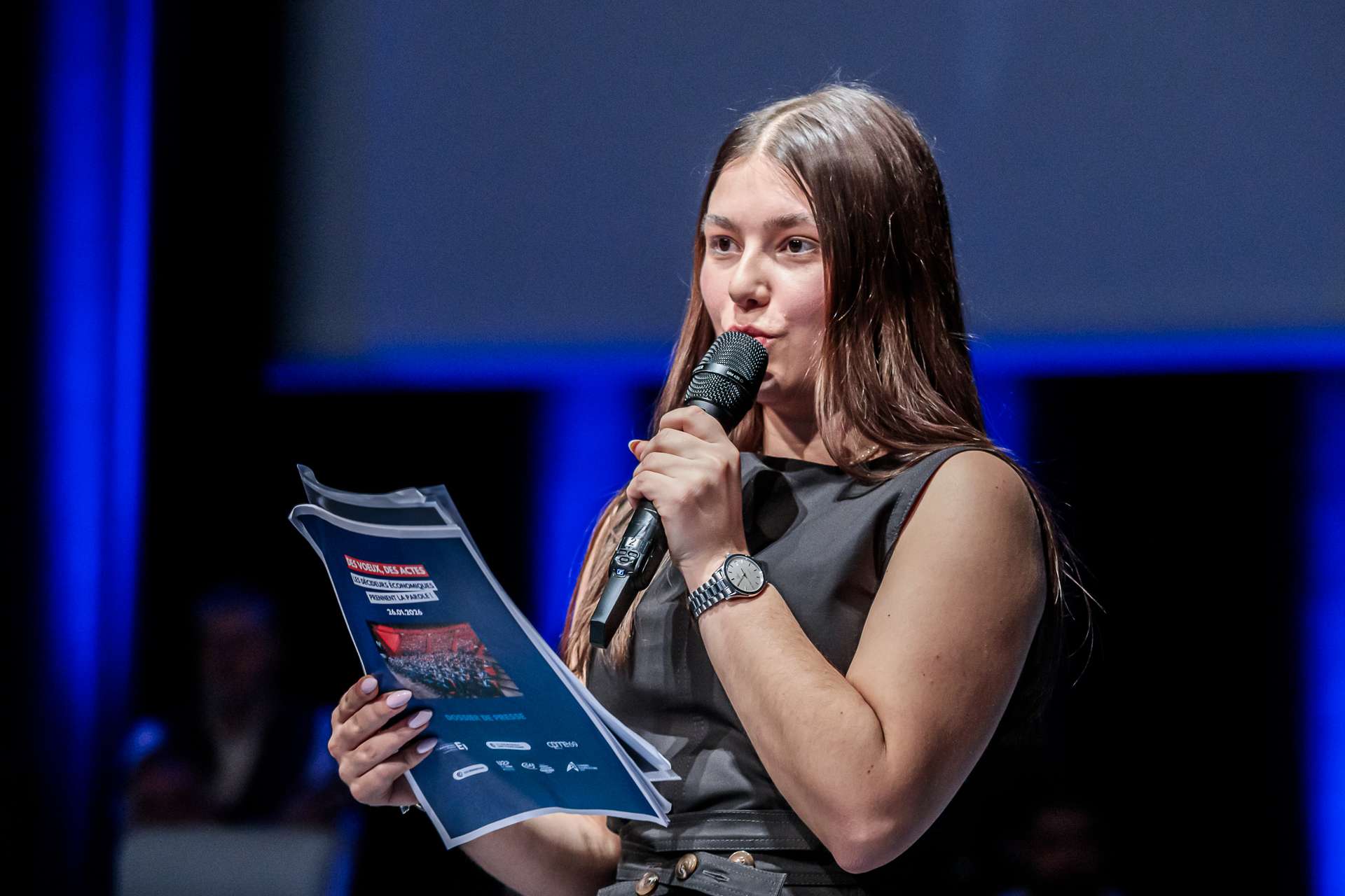 économie territoriale à Lyon-Marie Chrystelle Cecillon illustre comment les jeunes talents peuvent façonner le futur du dialogue économique_Crédit : Brice Robert