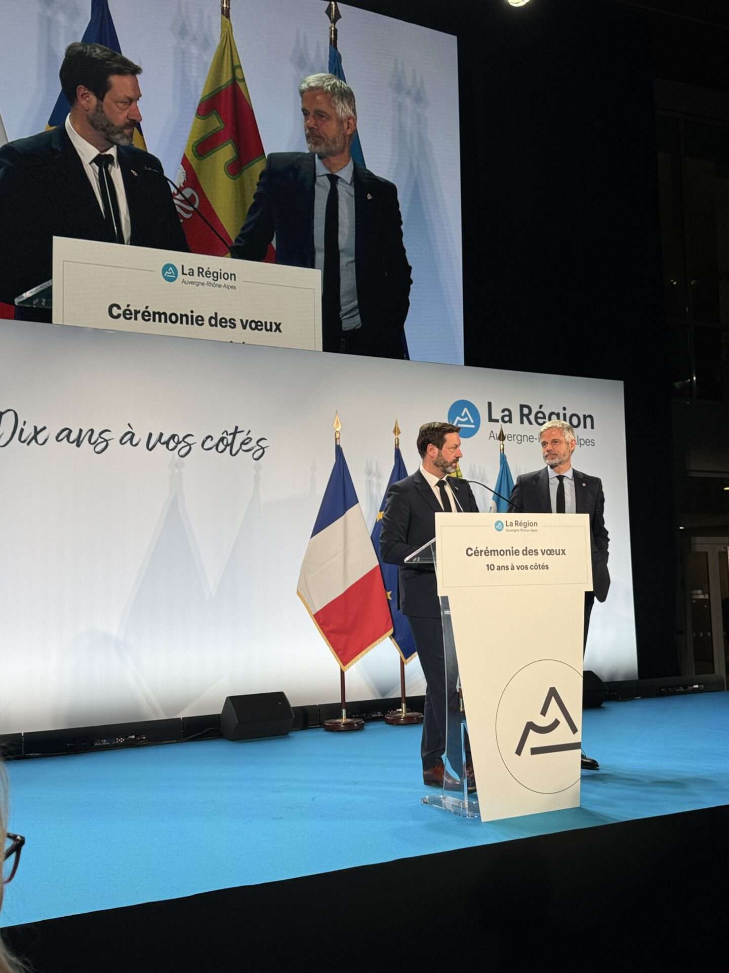 Fabrice Pannekoucke, cérémonie voeux de le région 28 janvier 