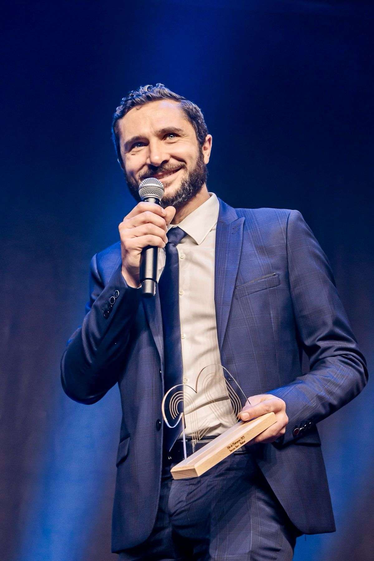 Fabien Fayard, Directeur Général de TECOFI, recevant la distinction « Success Story » lors de la Fête de l’Entreprise CPME – un trophée dédié à tous les salariés