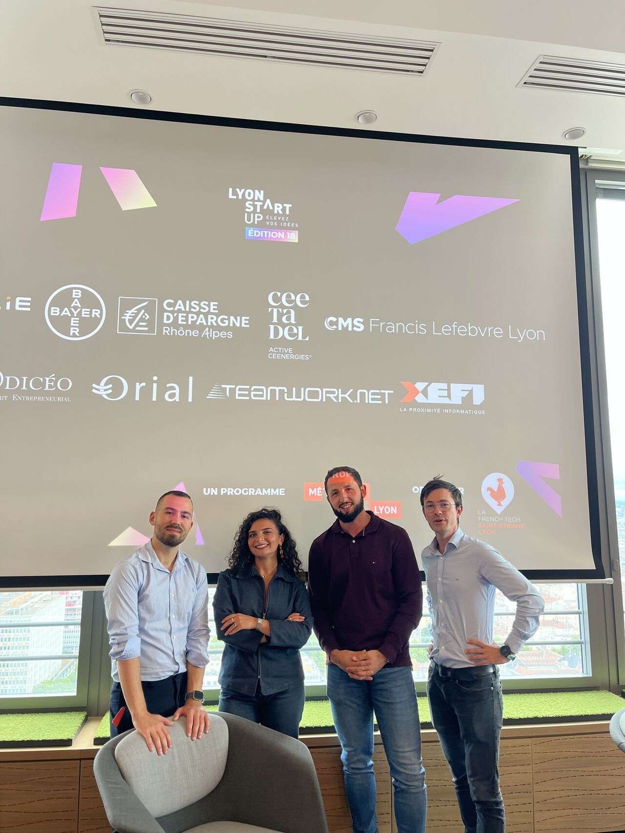 Team TAFF! fait partie de la nouvelle promotion de Lyon Start Up