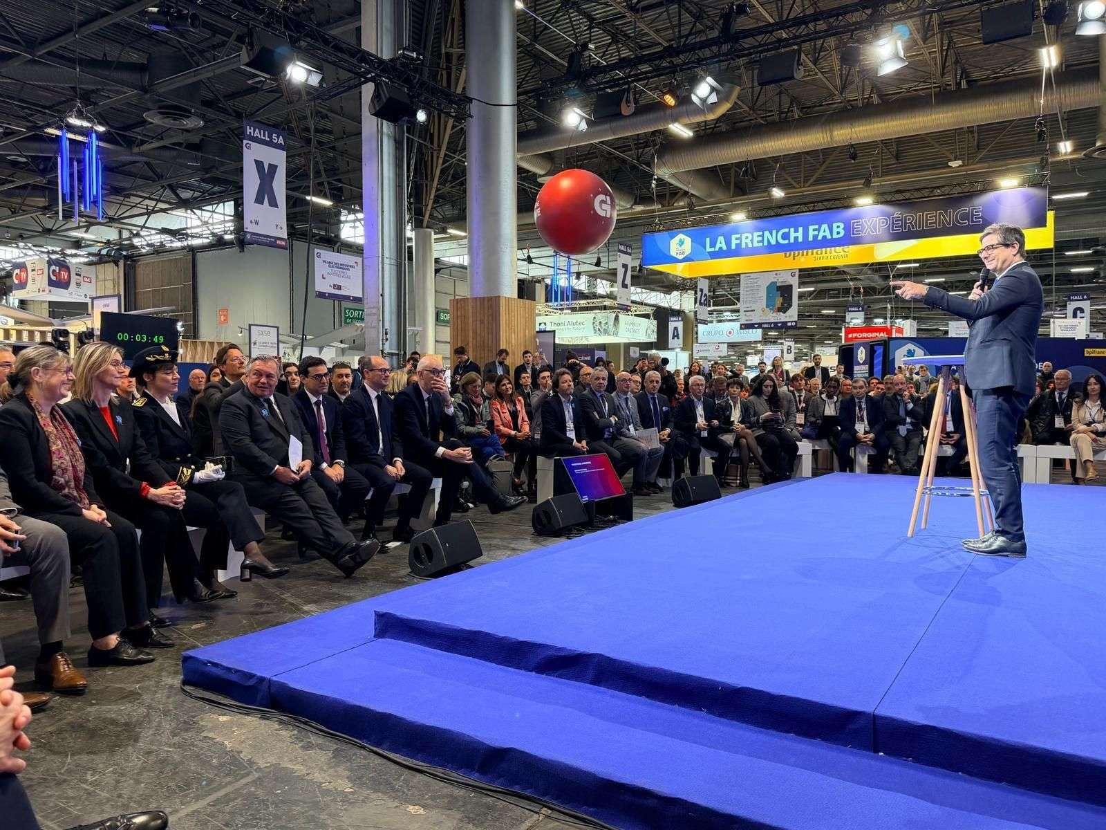 Nicolas Dufourcq, directeur général de Bpifrance, et président d'honneur de Global Industrie