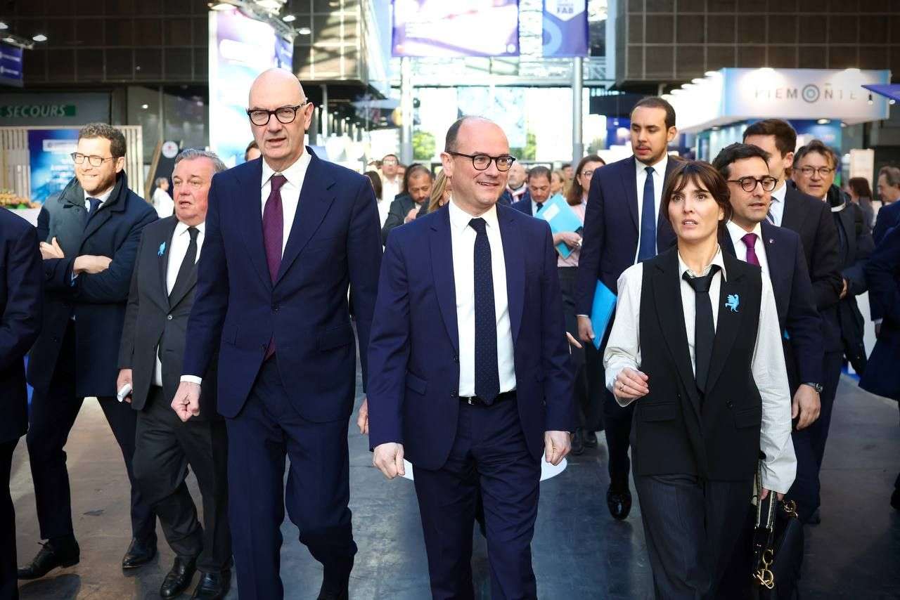  Roland Lescure, Sébastien Martin et Julie Voyer à l'inauguration Global Industrie 2026