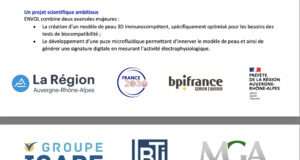 Biotech : le projet ENVOL développe un modèle de peau sur puce pour les tests de biocompatibilité Projet ENVOL : une peau humaine sur puce pour remplacer les tests animaux