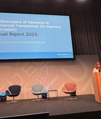 Late payments in Europe: how SMEs finance big companies—and what France reveals Cinzia Alcidi (CEPS) presents the EU Payment Observatory’s 2025 report at SME Assembly in Copenhagen, highlighting the scale of late payments across Europe and their impact on SMEs.