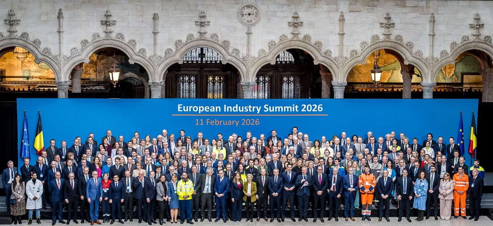 SMEunited-Participants au European Industry Summit à Anvers (11 février 2026), où PME et responsables européens ont débattu du rôle central des petites entreprises dans l’avenir industriel de l’Union européenne.
