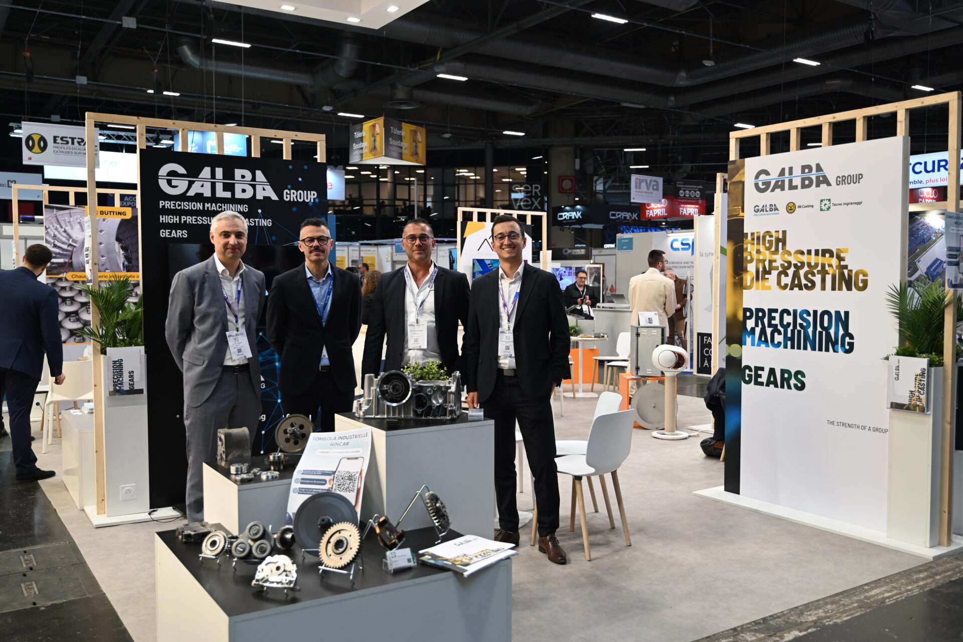 les partenaires de NINCAR, Olivier Dumont, Sandro Spagnoli, Jean-Philippe Termoz, Mathieu Bernard