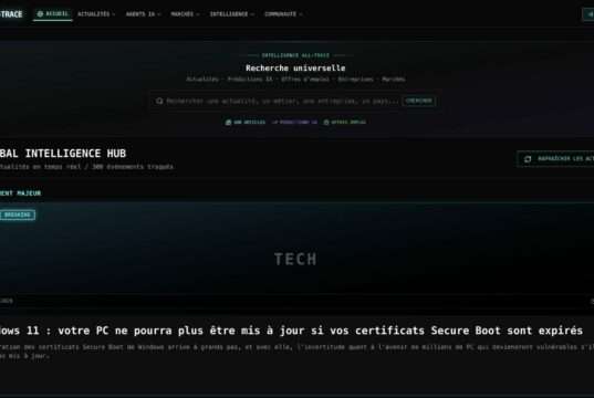 All-Trace lance depuis Lyon un moteur de recherche IA pour tracer l’information stratégique Valentin Bancel lance, All-Trace, un moteur de recherche IA pour transformer la veille stratégique en avantage concurrentiel