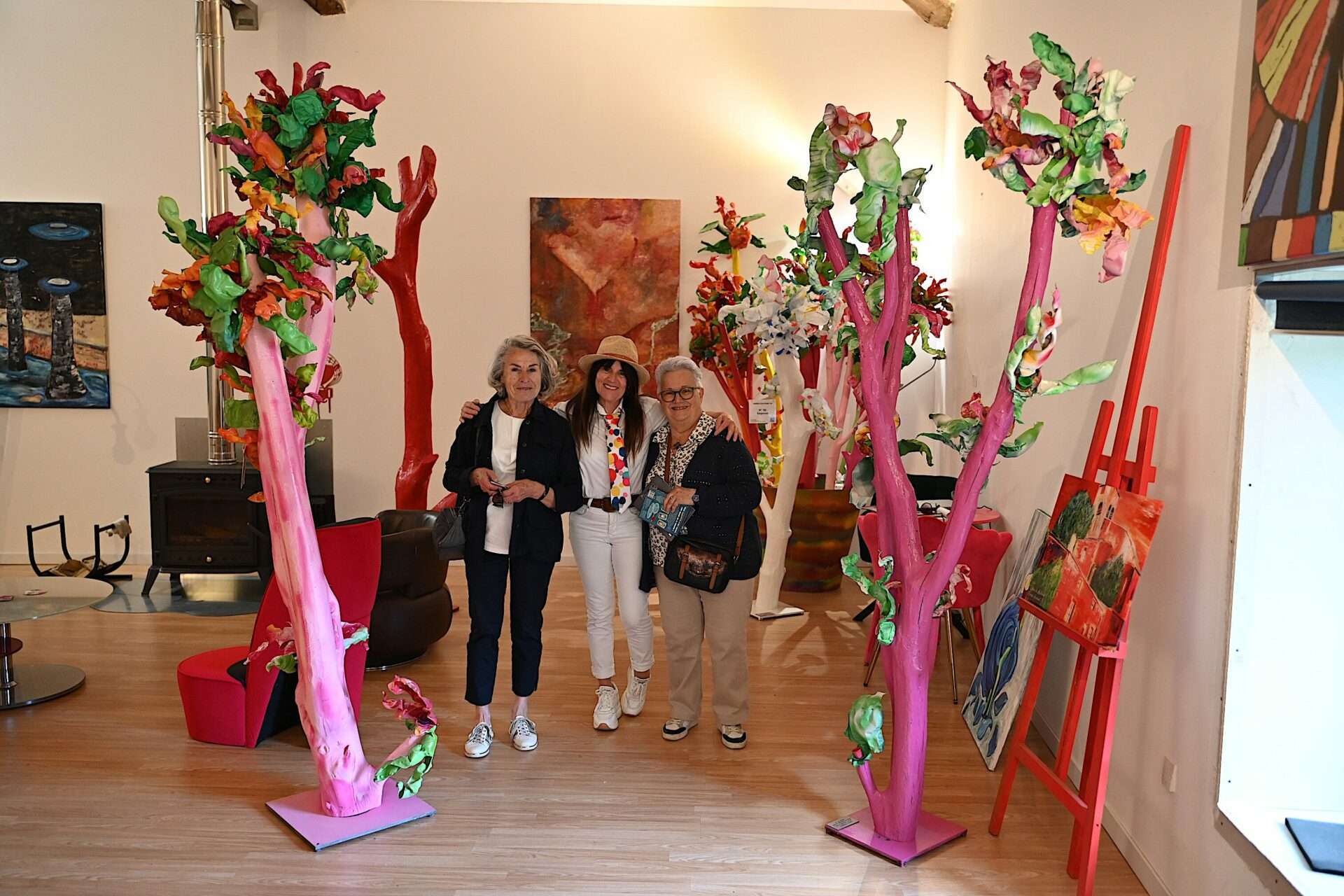 Emma Henriot ouvre sa galerie sur rendez-vous à Malleval dans la Loire