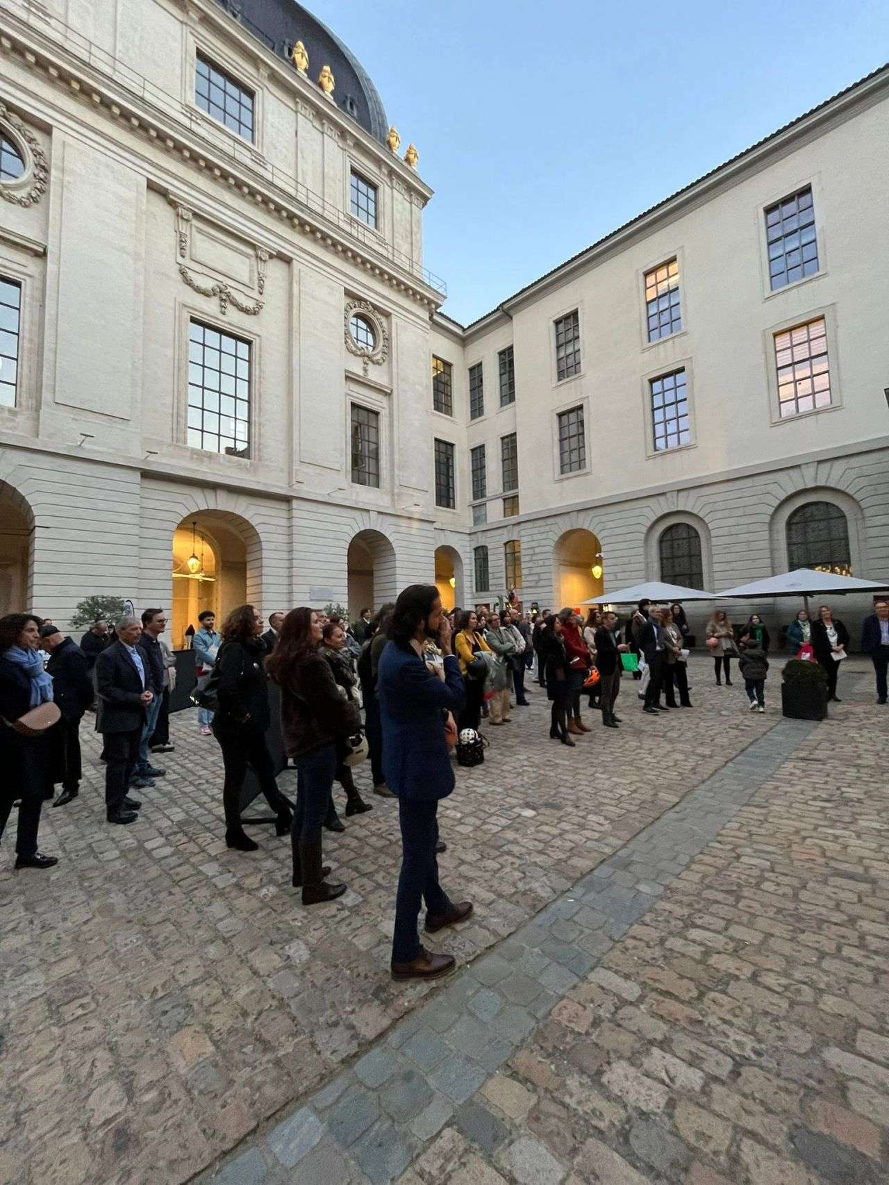 Public au Grand Hôtel Dieu