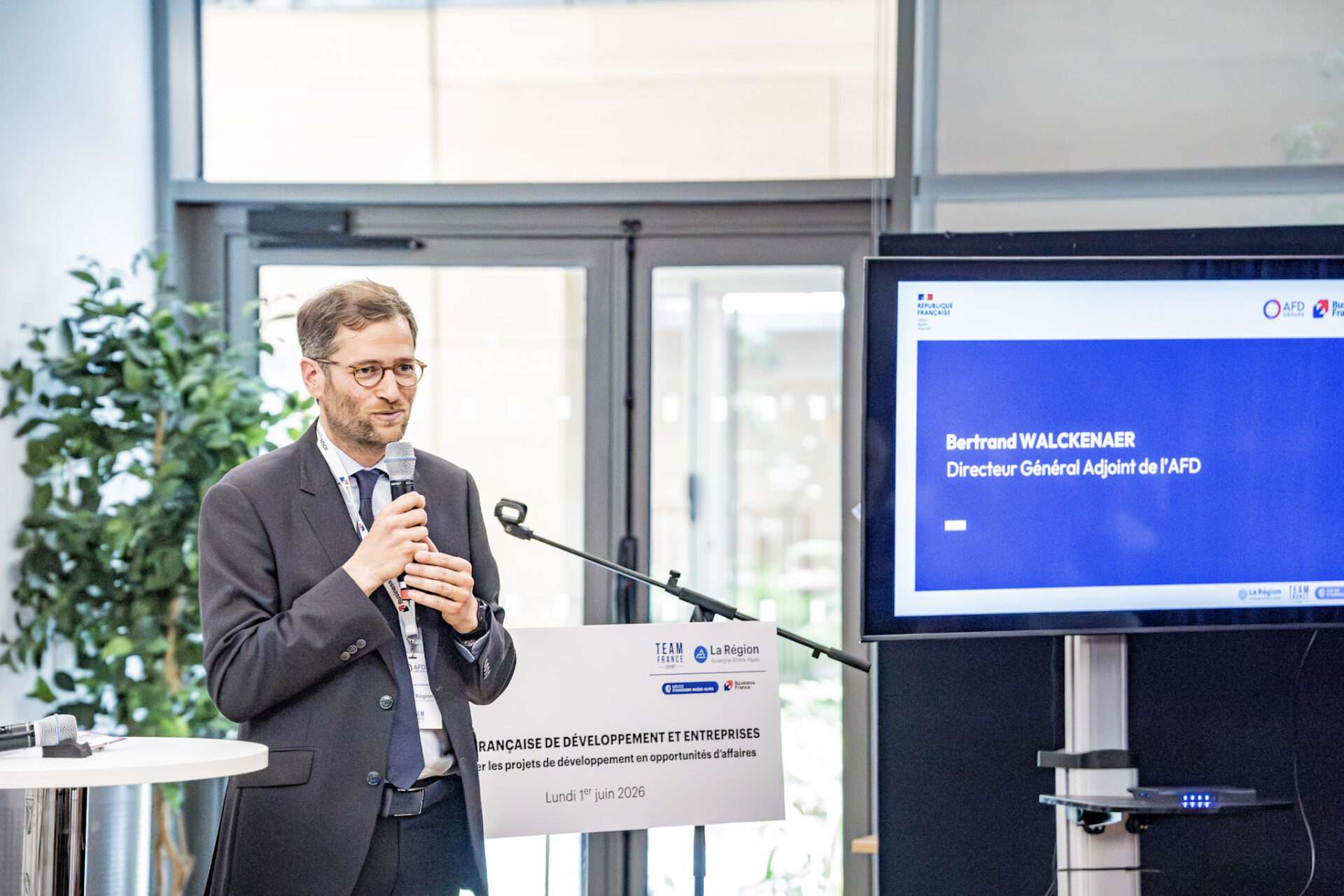 Bertrand Walckenaer, Directeur Général Adjoint de l’AFD,