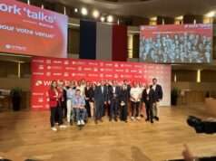 Work Talks Lyon, Actual Group replace le travail au centre du débat économique Intervenants et organisateurs des Work Talks à l'Hôtel de Région Auvergne-Rhône-Alpes, Lyon, 28 mai 2026
