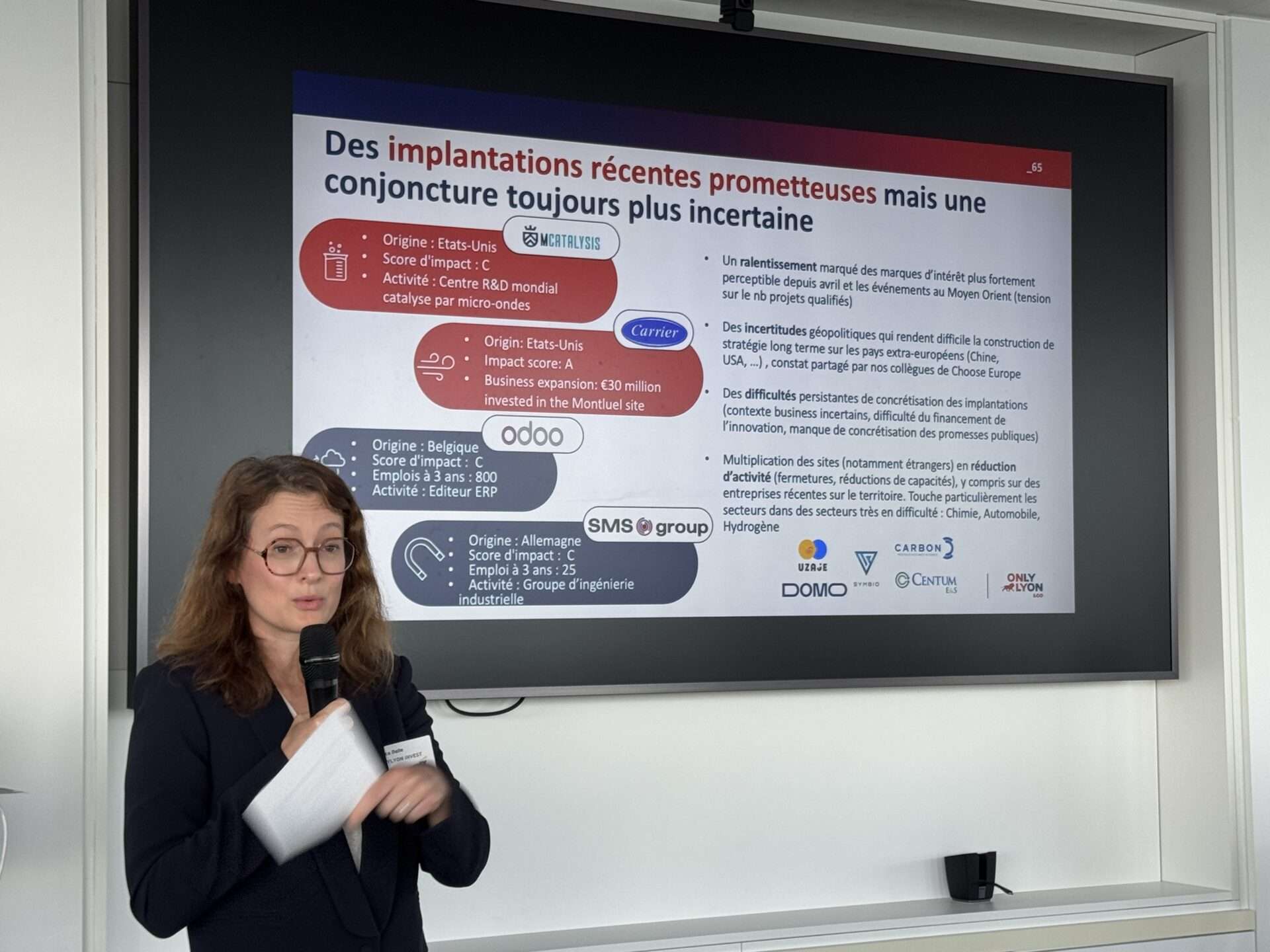 Prisca Dalle, Responsable Prospection & Expertise sectorielle ONLYLYON INVEST, présente les activités ONLYLYON Invest 2026