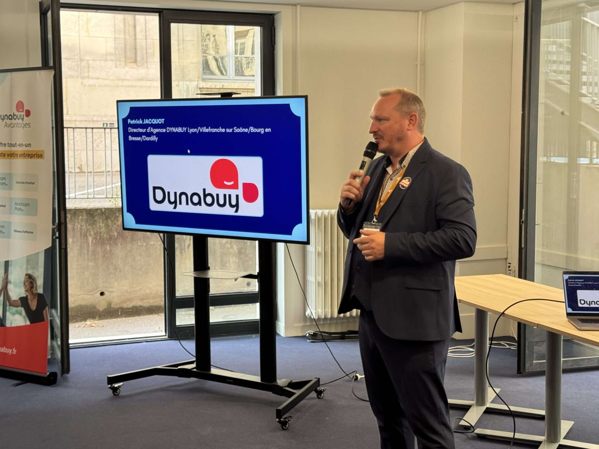 Patrick Jacquot, directeur d'agence Dynabuy en Auvergne-Rhône-Alpes