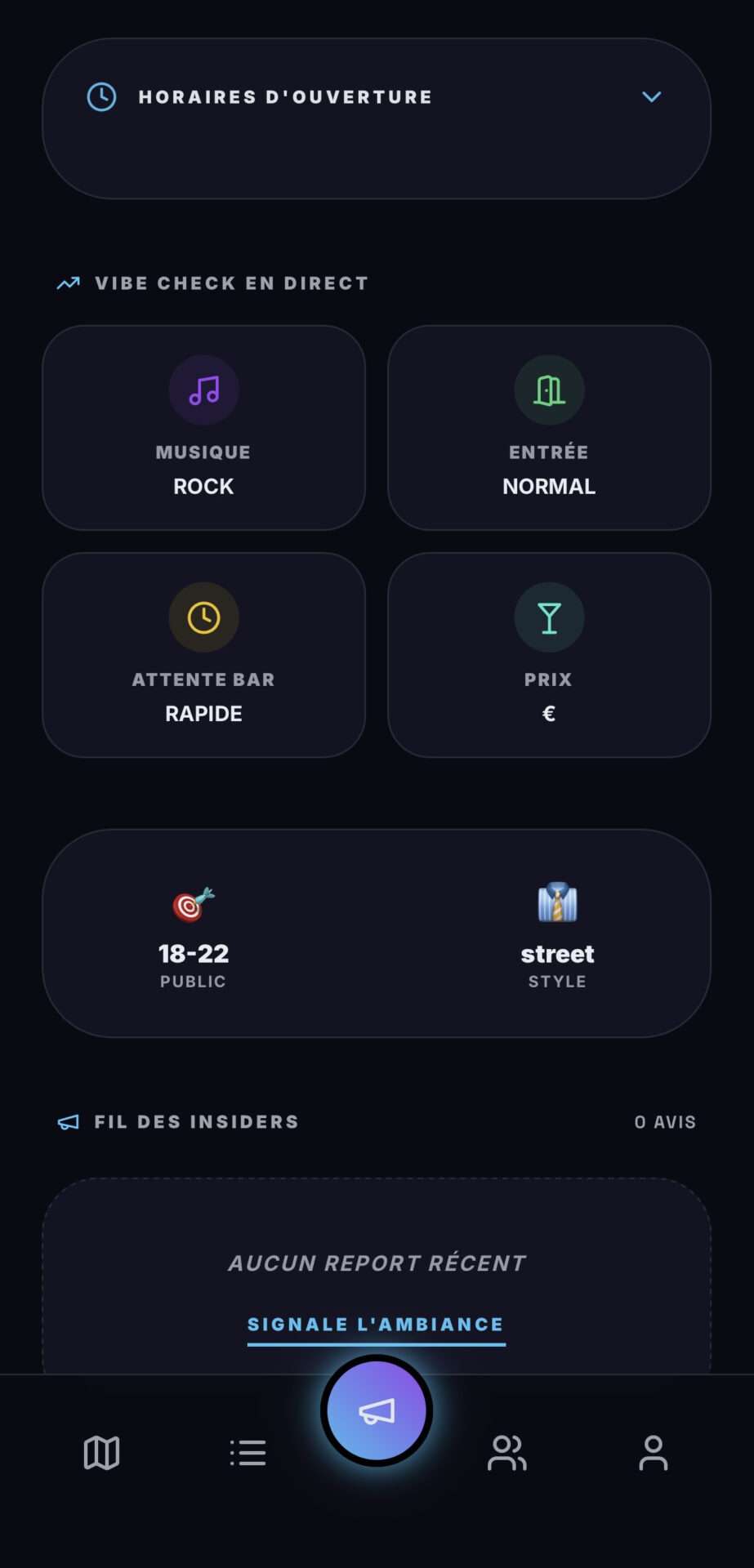 application vie nocturne Lyon