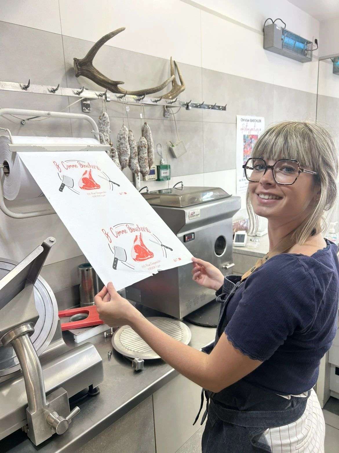 Alexandra Demarque, co gérante B comme Boucherie – 66 rue Duguesclin Lyon 6