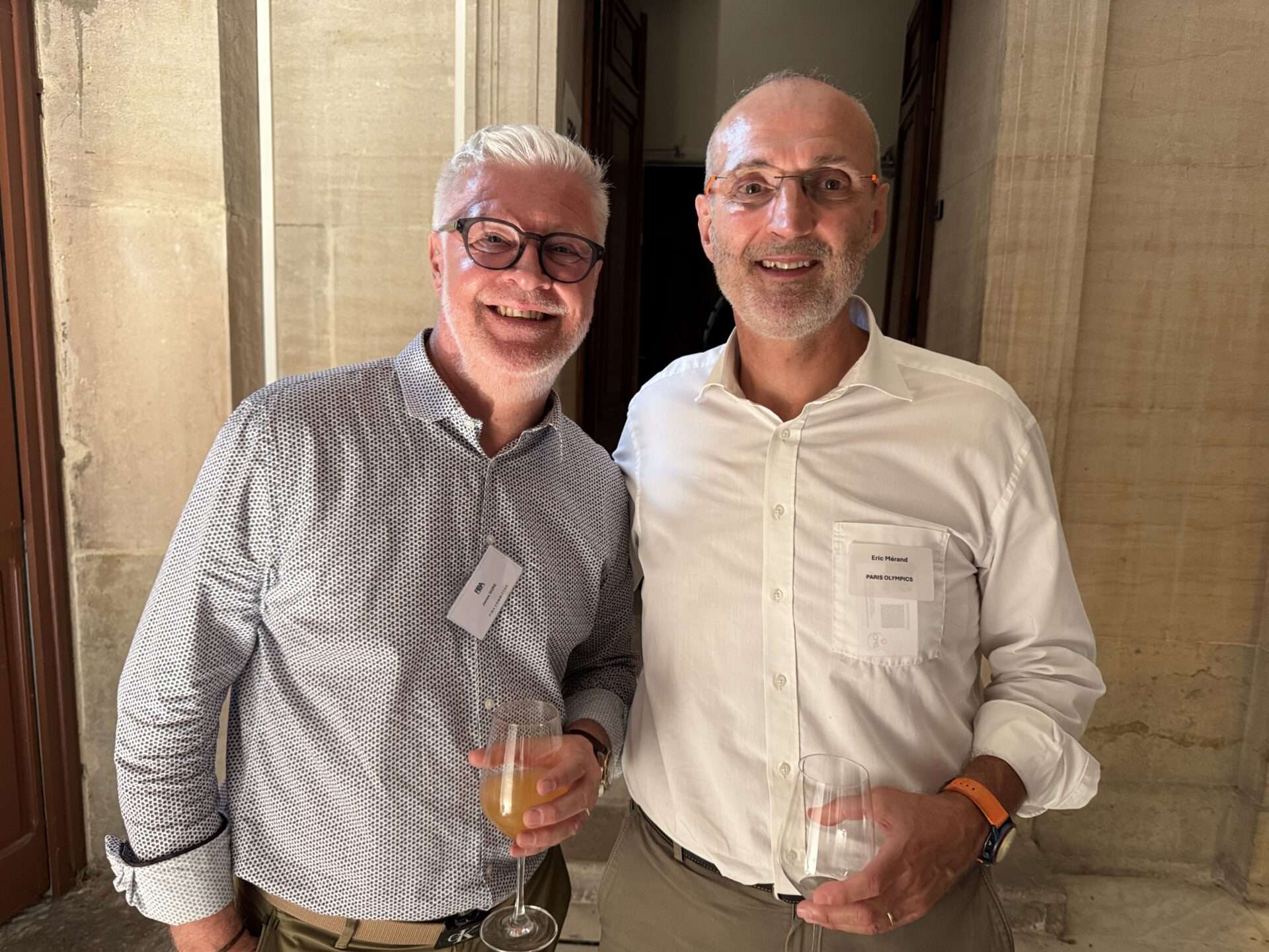 James Gore and Eric Mérand – Director of Operations, Venue Design and Regional Sites for the Paris Olympics 2024