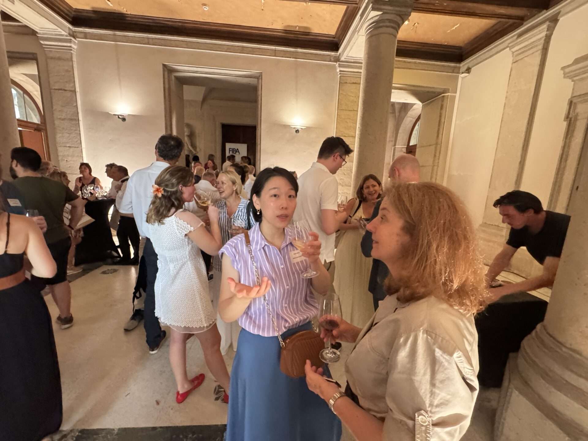 What happened after the panel at FIBA Lyon's Summer Cocktail