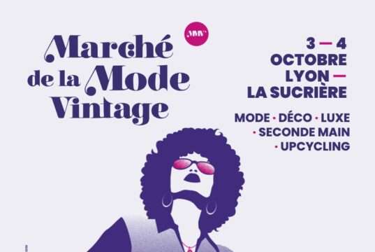 Le Marché de la Mode Vintage revient à La Sucrière les 3 et 4 octobre Marché de la Mode Vintage à Lyon les 3 et 4 octobre 2026-AFFICHE MARCHE MODE VINTAGE - OCT 26