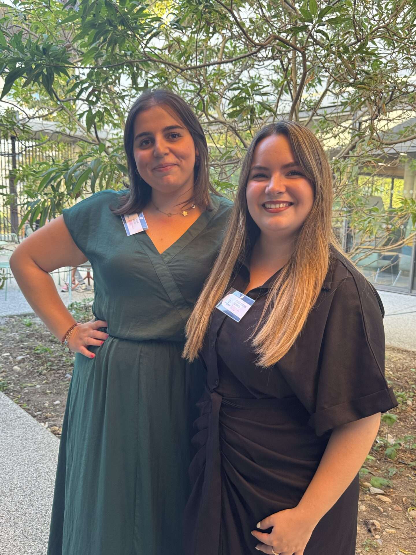 Taline Viton et Cassandra Torres lors du lancement de la 2ᵉ édition du Start-Up Challenge