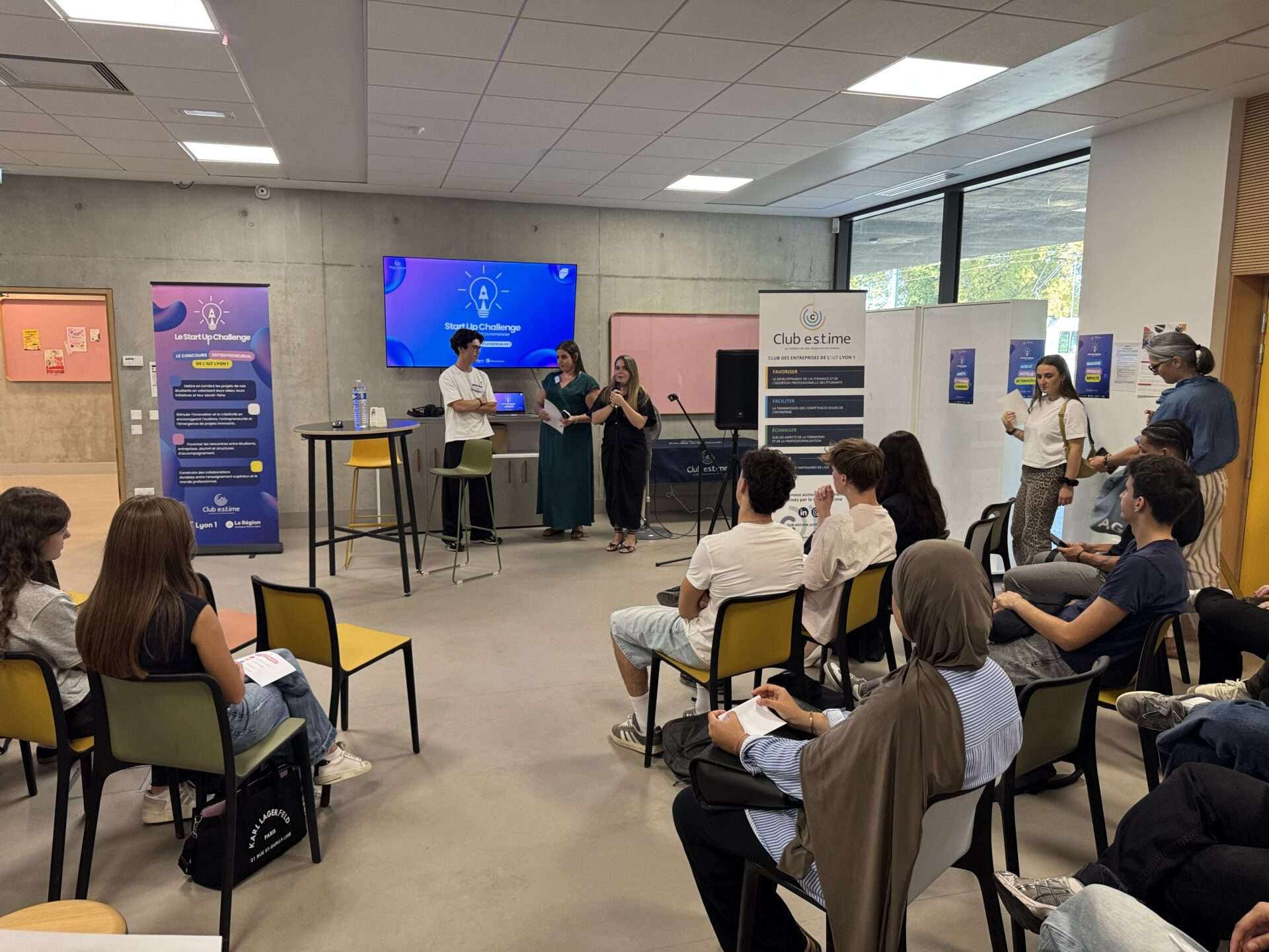 Cassandra Torres lors du lancement de la 2e édition de Start-Up Challenge