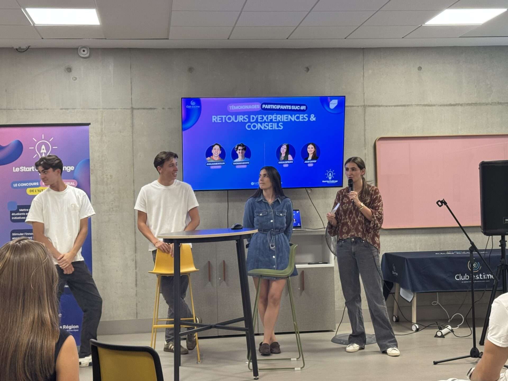 Julie Cayot et Giulia Di Felice, finalistes de la première édition du Start-Up Challenge