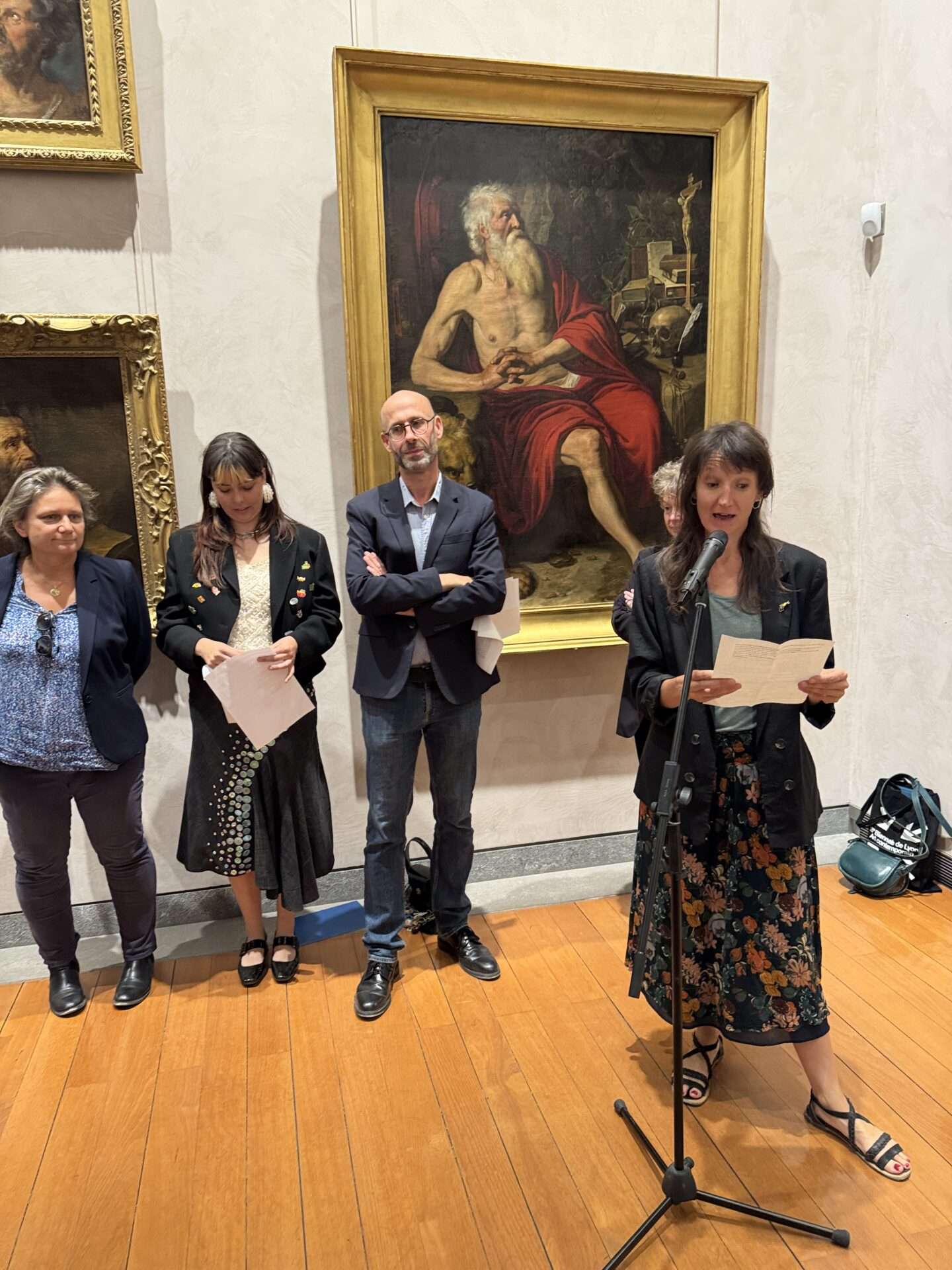 Philomène Récamier, 9e adjointe, à la culture et aux grands événements culturels au musée des Beaux-Arts de Lyon