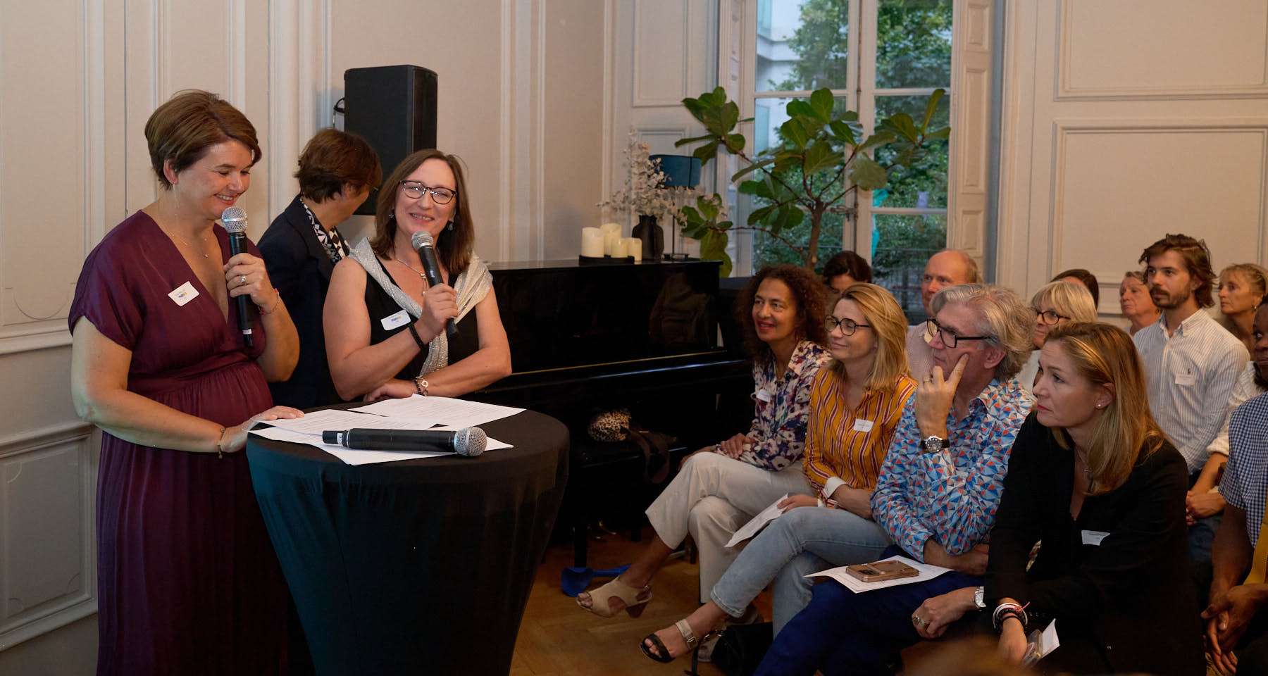 Elsa Millot et de Sandrine Tilly, les deux Présidentes de PWN Lyon