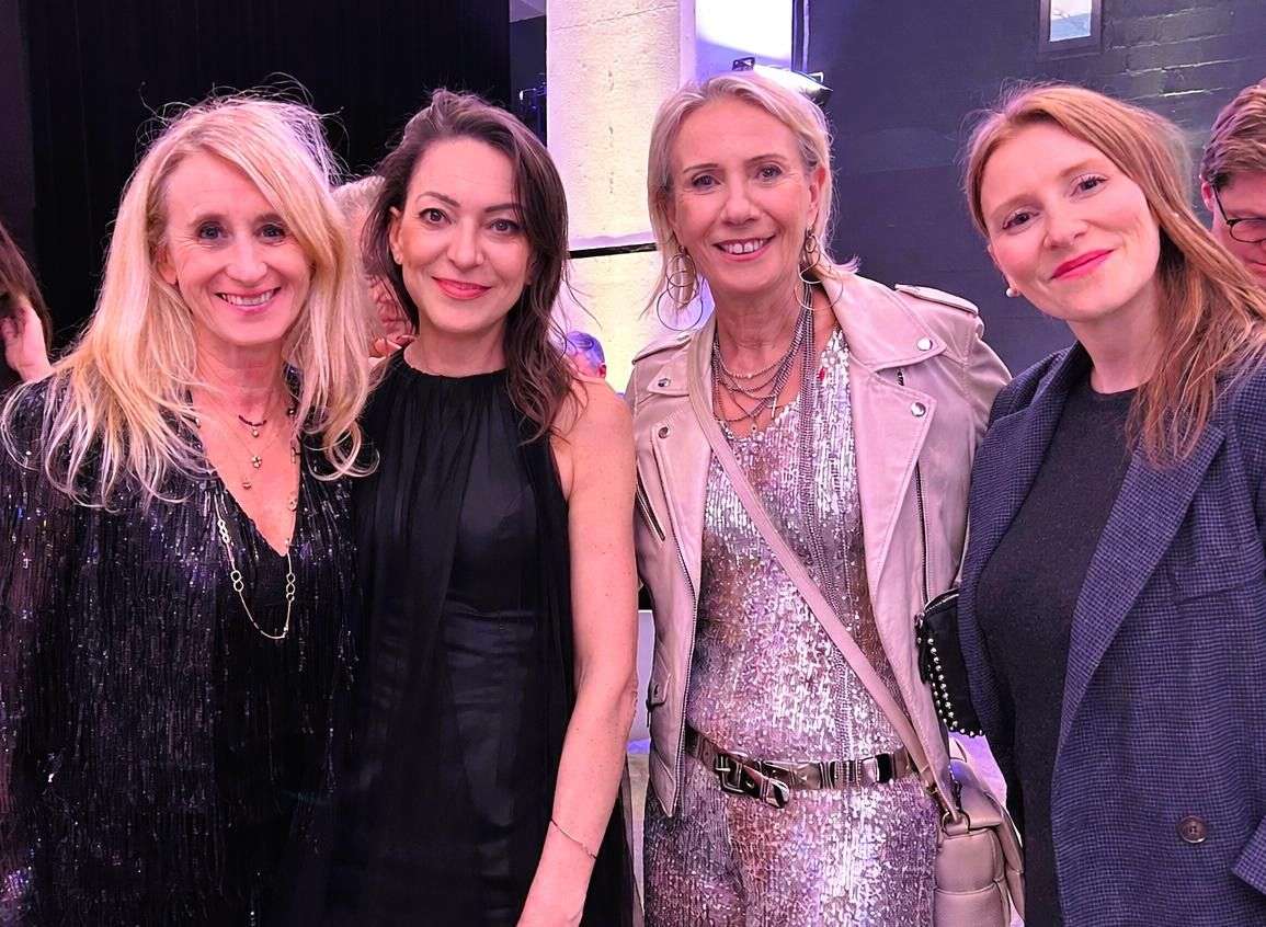 Laurence Oppermann, Isabelle Barnel (robe Morgan Kirch Couture), Nathalie Chaize, Lucie Gonnet (Wine You Want)