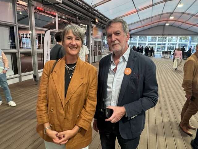 Marc-Antoine Jacoud, président de 60 000 rebonds Auvergne-Rhône-Alpes, et Estelle Leclère, directrice régionale Marc-Antoine Jacoud, président de 60 000 rebonds Auvergne-Rhône-Alpes, et Estelle Leclère, directrice régionale