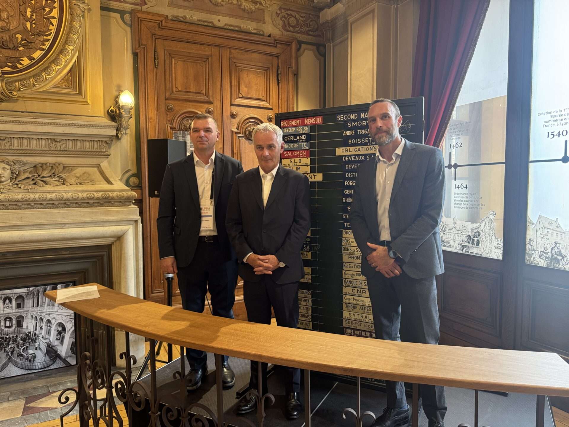 Frederic Miribel, Guirec Penhoat, Alexis JANIN_9e édition du Forum Lyon Pôle Bourse